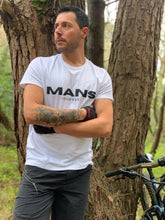 Cargar imagen en el visor de la galería, Camiseta básica blanca logo Mans gloves